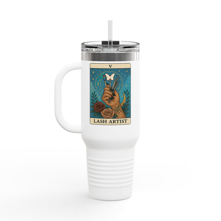 Taza térmica de viaje Lash Artist Tarot, 40 oz