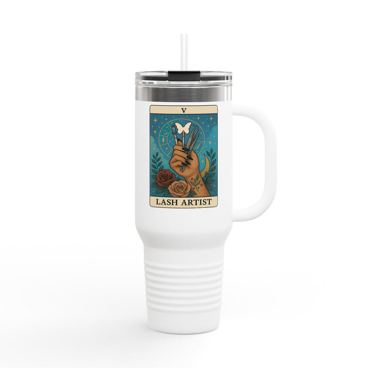 Taza térmica de viaje Lash Artist Tarot, 40 oz