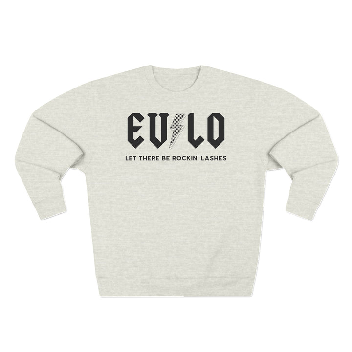 Sudadera unisex con cuello redondo Rockin Lashes