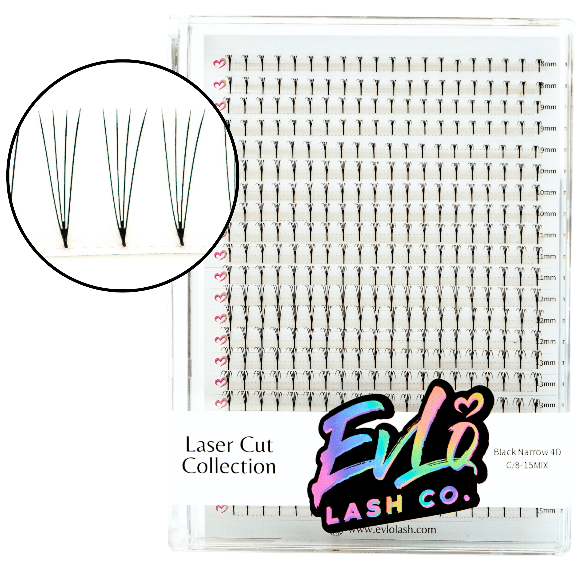 ファンデーション eve Laser Cut Flat Premade Fans – EvLo Lash Co.