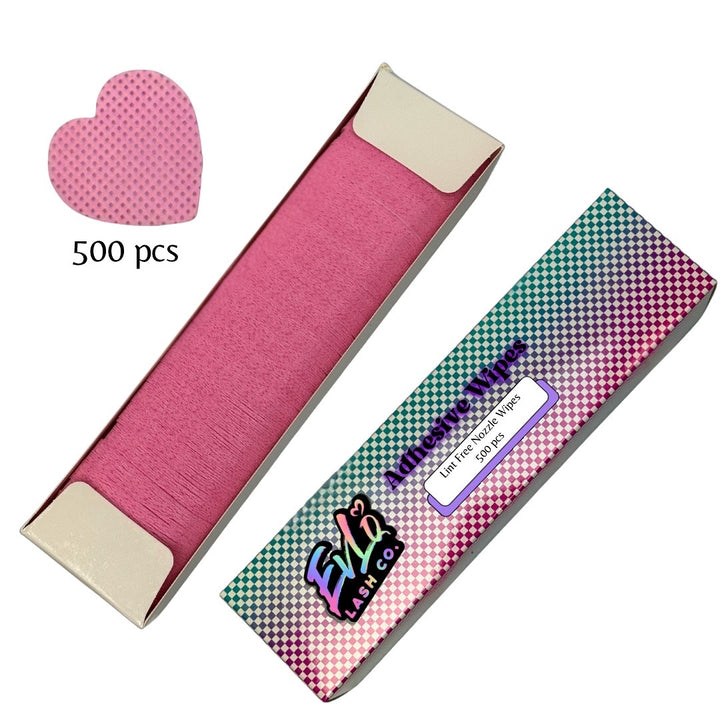 Toallitas adhesivas para pestañas