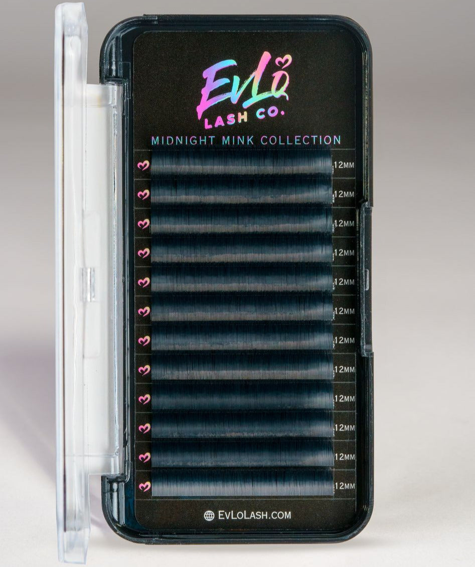 0.03 - Midnight Mink - Single Length Lash Trays