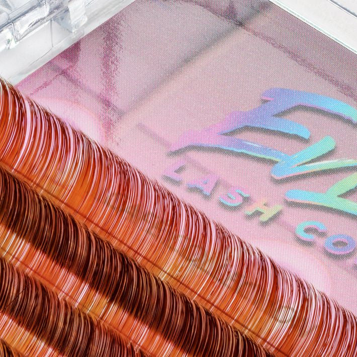 0.02 ☕️ Bandejas de pestañas de longitud única marrones