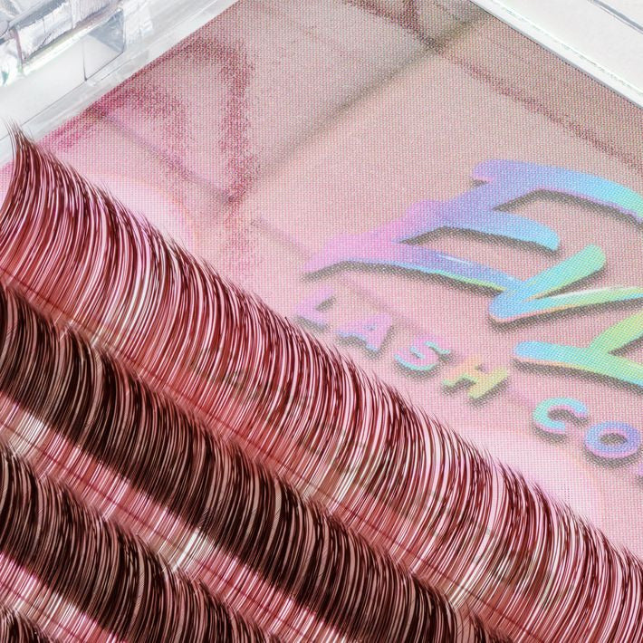 0.02 ☕️ Bandejas de pestañas de longitud única marrones