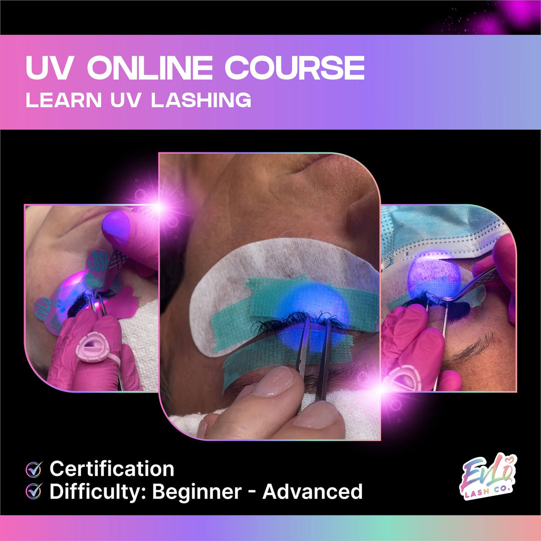 🎁 Online UV Lash Certification Course (100% off)