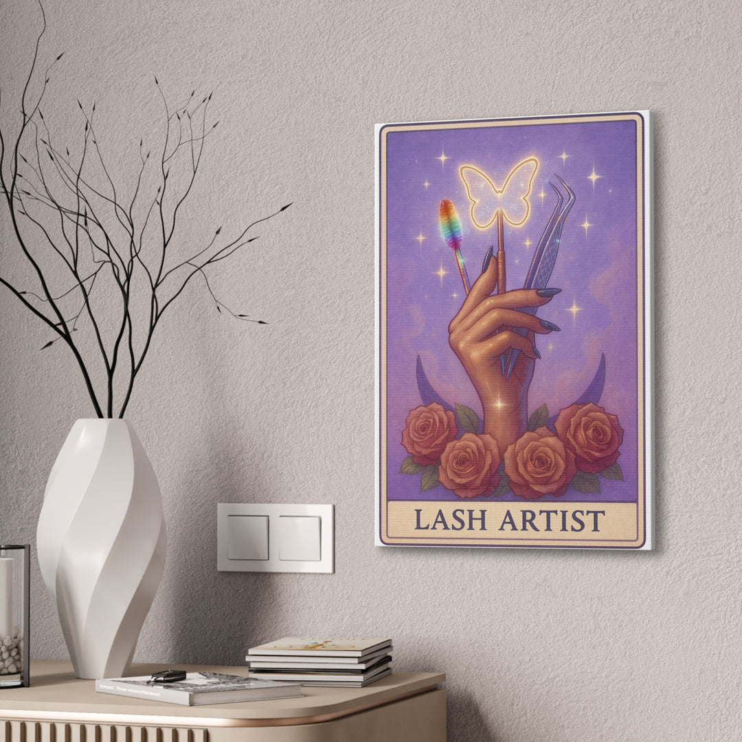 Lash Artist Tarot- Purple Canvas Print