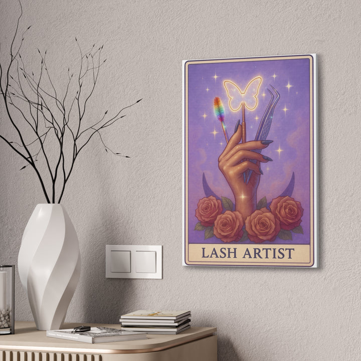 Lash Artist Tarot- Purple Canvas Print