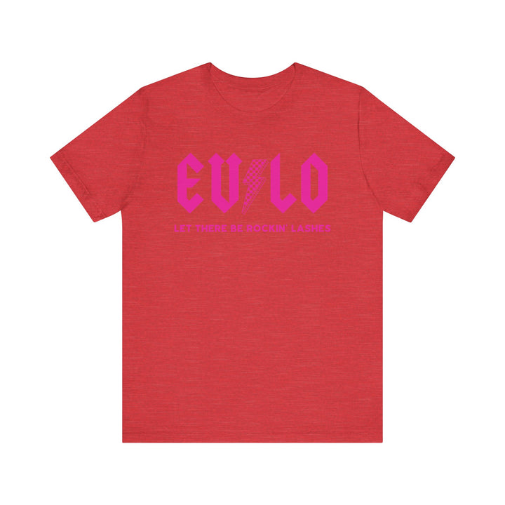 Rockin' Lashes, Pink- Unisex Jersey Short Sleeve Tee