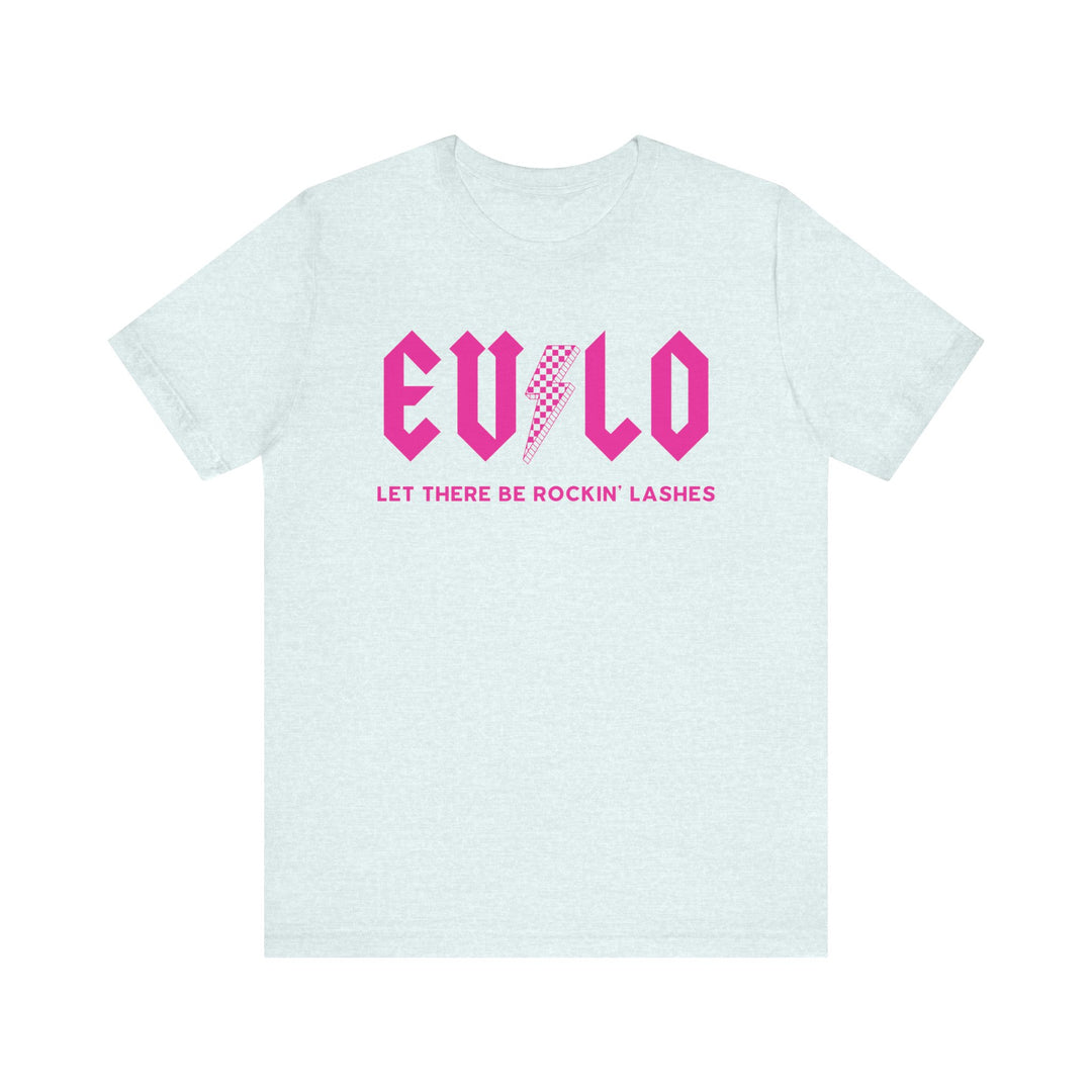 Rockin' Lashes, Pink- Unisex Jersey Short Sleeve Tee