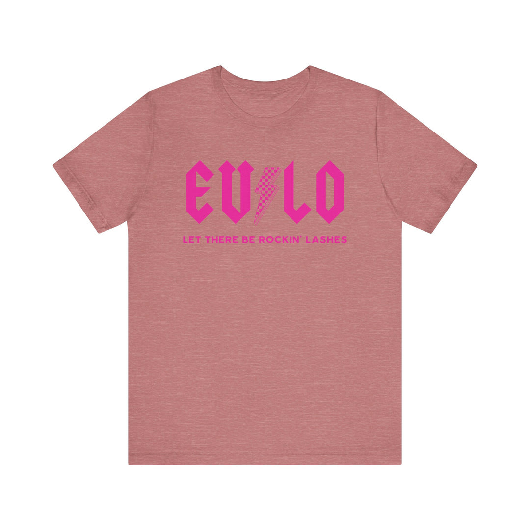 Rockin' Lashes, Pink- Unisex Jersey Short Sleeve Tee