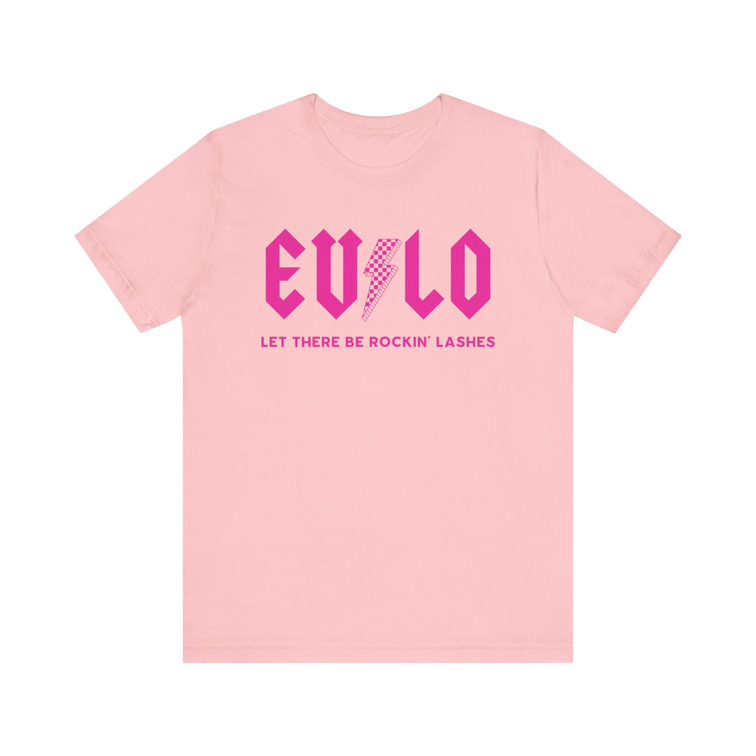 Rockin' Lashes, Pink- Unisex Jersey Short Sleeve Tee