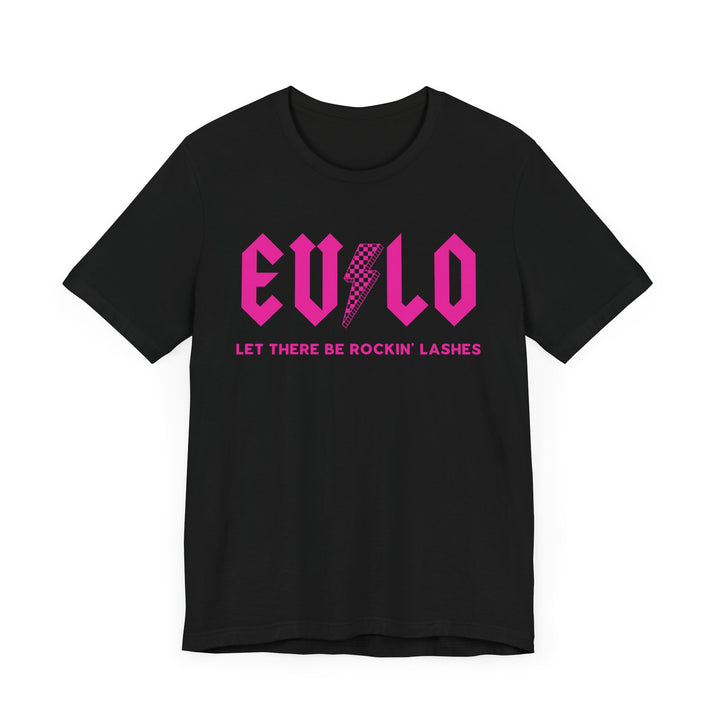 Rockin' Lashes, Pink- Unisex Jersey Short Sleeve Tee