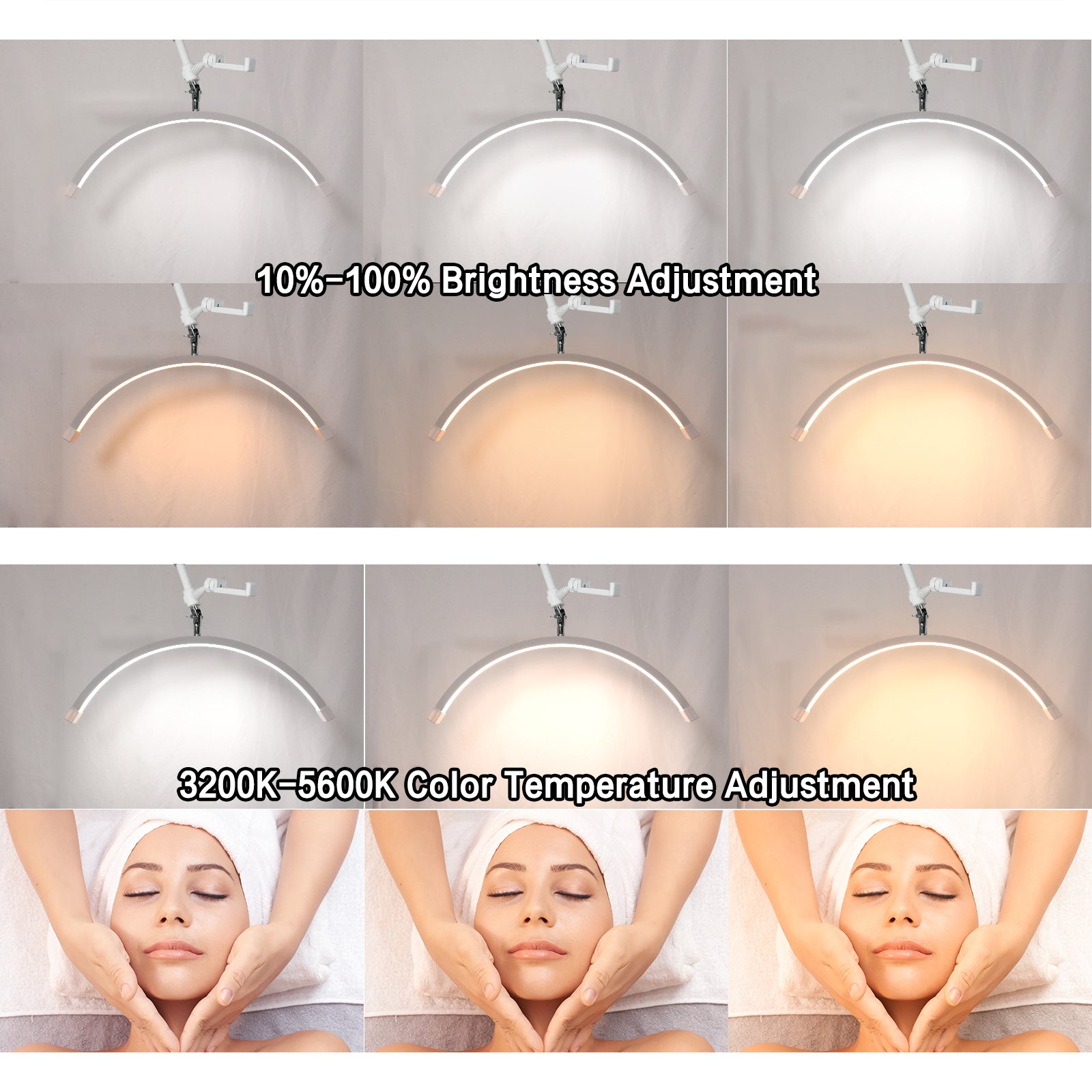 Luna 🌙 LED Wall Mount Half Moon Light – EvLo Lash Co.