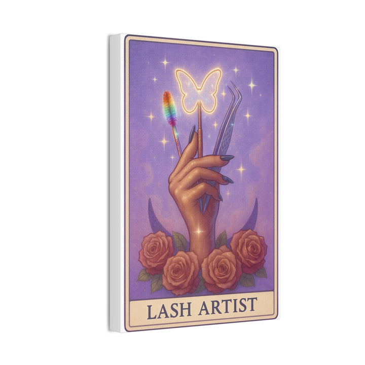 Lash Artist Tarot- Purple Canvas Print