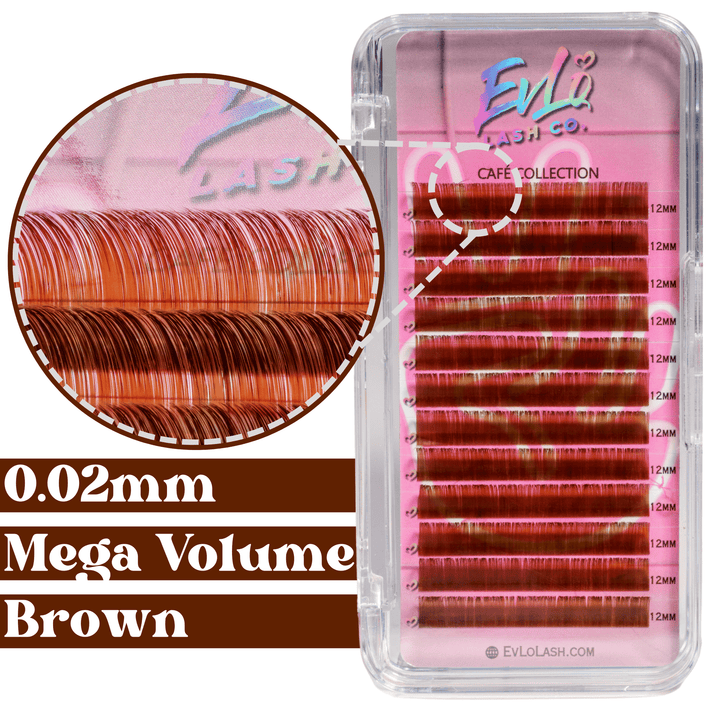 🎁 0.02  ☕️ Café Collection ☕️ Brown Single Length Lash Trays (100% off)