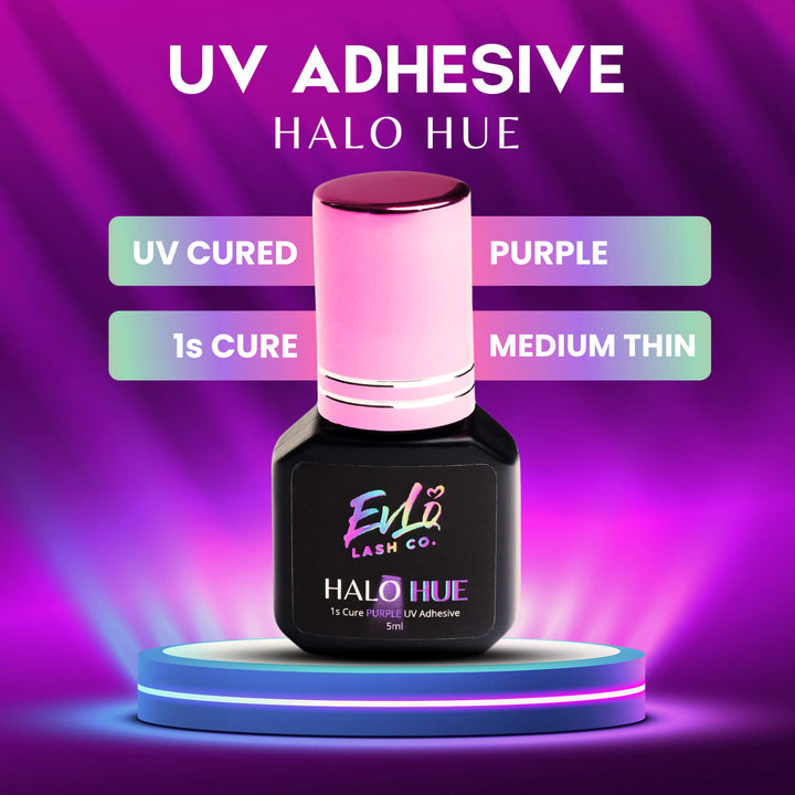 Halo Hue⚡️1 second PURPLE UV Adhesive