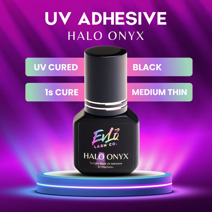 Halo Onyx ⚡️ Adhesivo UV negro de 1 segundo