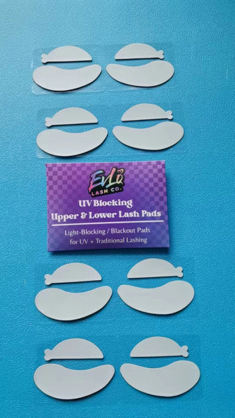 UV Blocking Upper & Lower Lash Pads