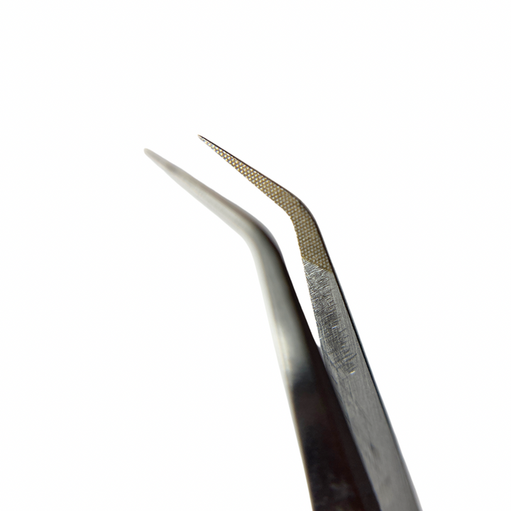 Biggie - Long Angled Fiber Tip Tweezer