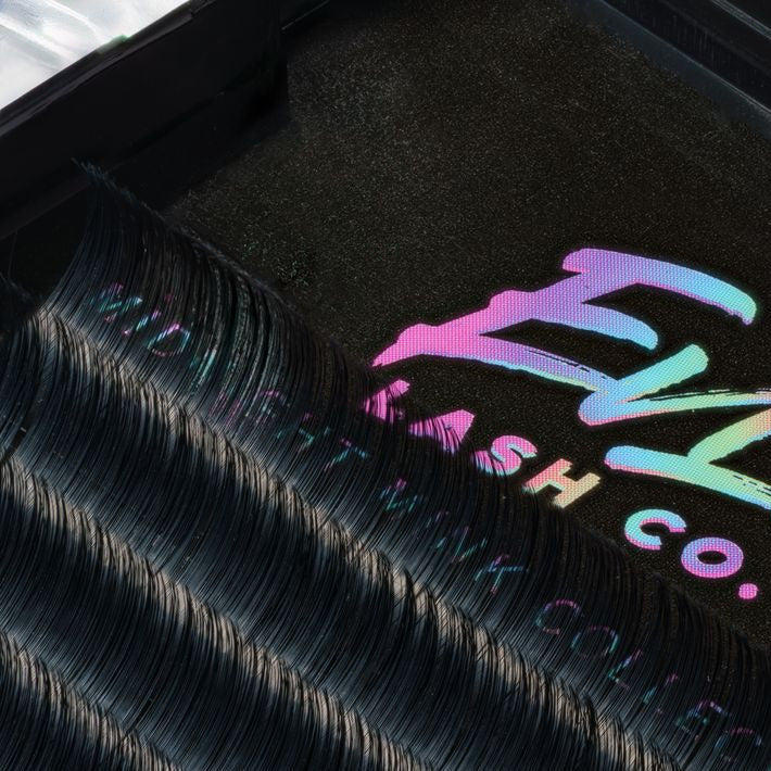 0.03 - Midnight Mink - Single Length Lash Trays - Eyelash