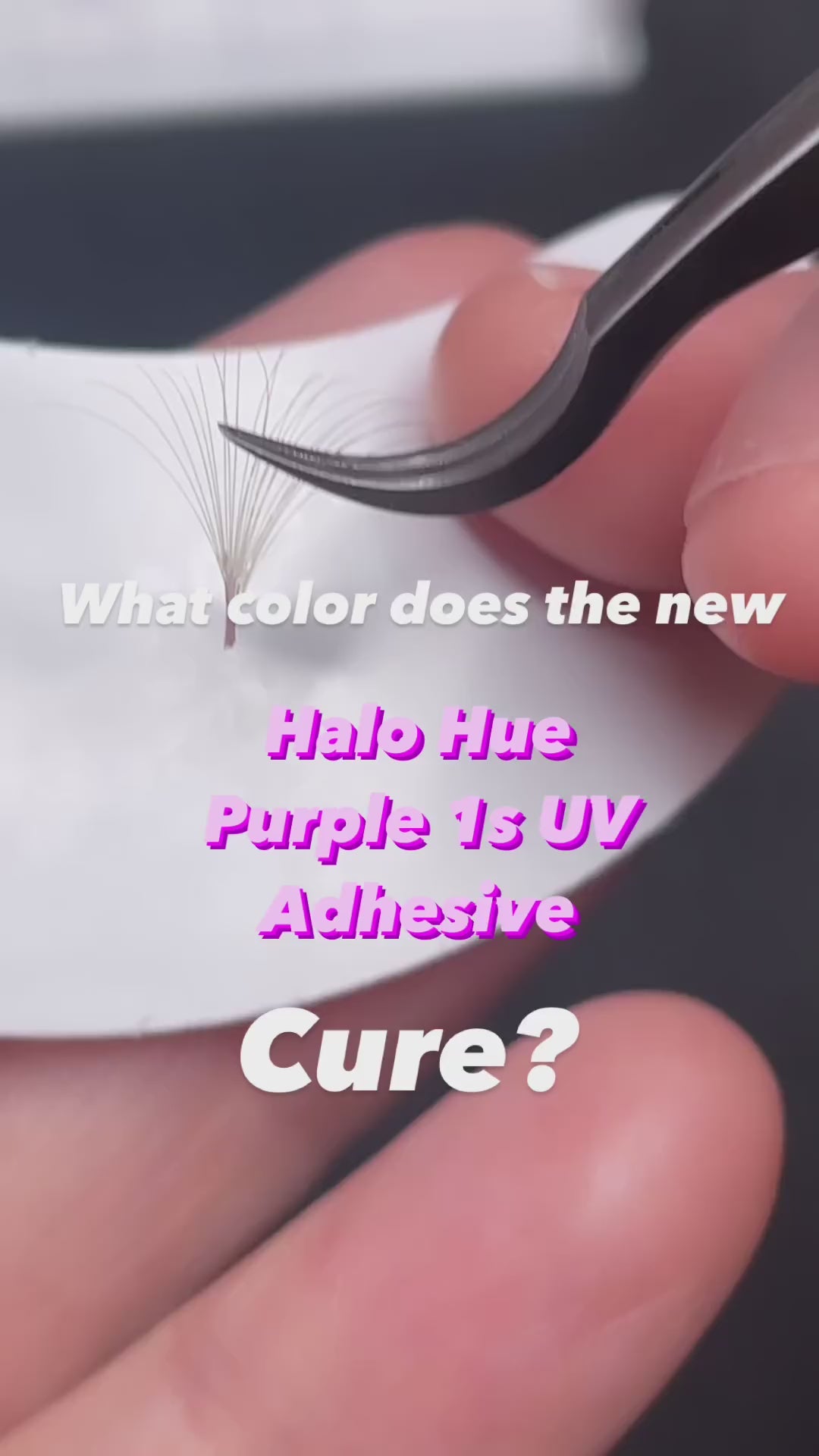 Halo Hue⚡️1 second PURPLE UV Adhesive