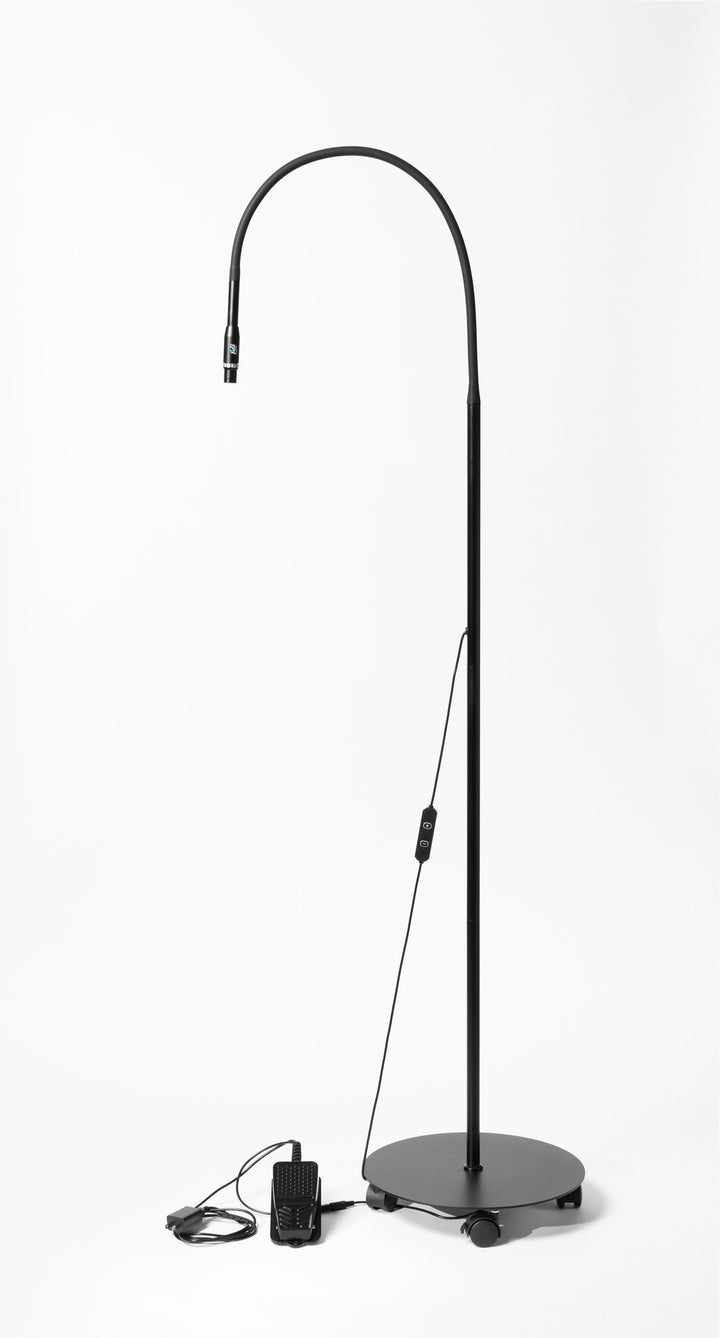 Halo Focus light: Halo Focus light, full height, with the wired foot pedal at the base