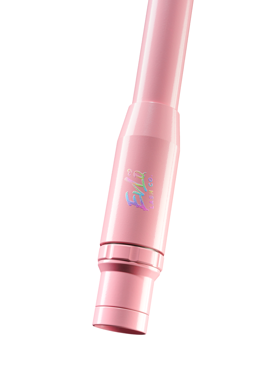 Halo Focus light: Halo Focus light head, pink, close-up with real neck leaving top of frame; transparent cutout (lock-ready)