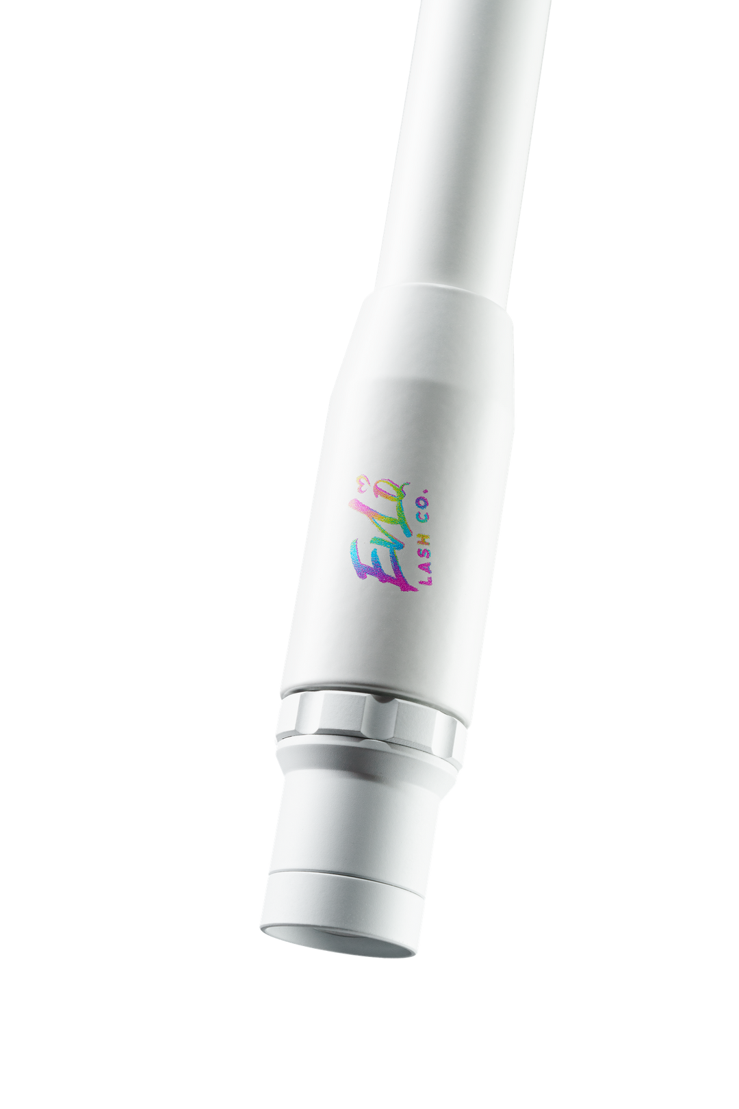 Halo Focus light: Halo Focus light head, white, close-up with real neck leaving top of frame; transparent cutout (lock-ready)