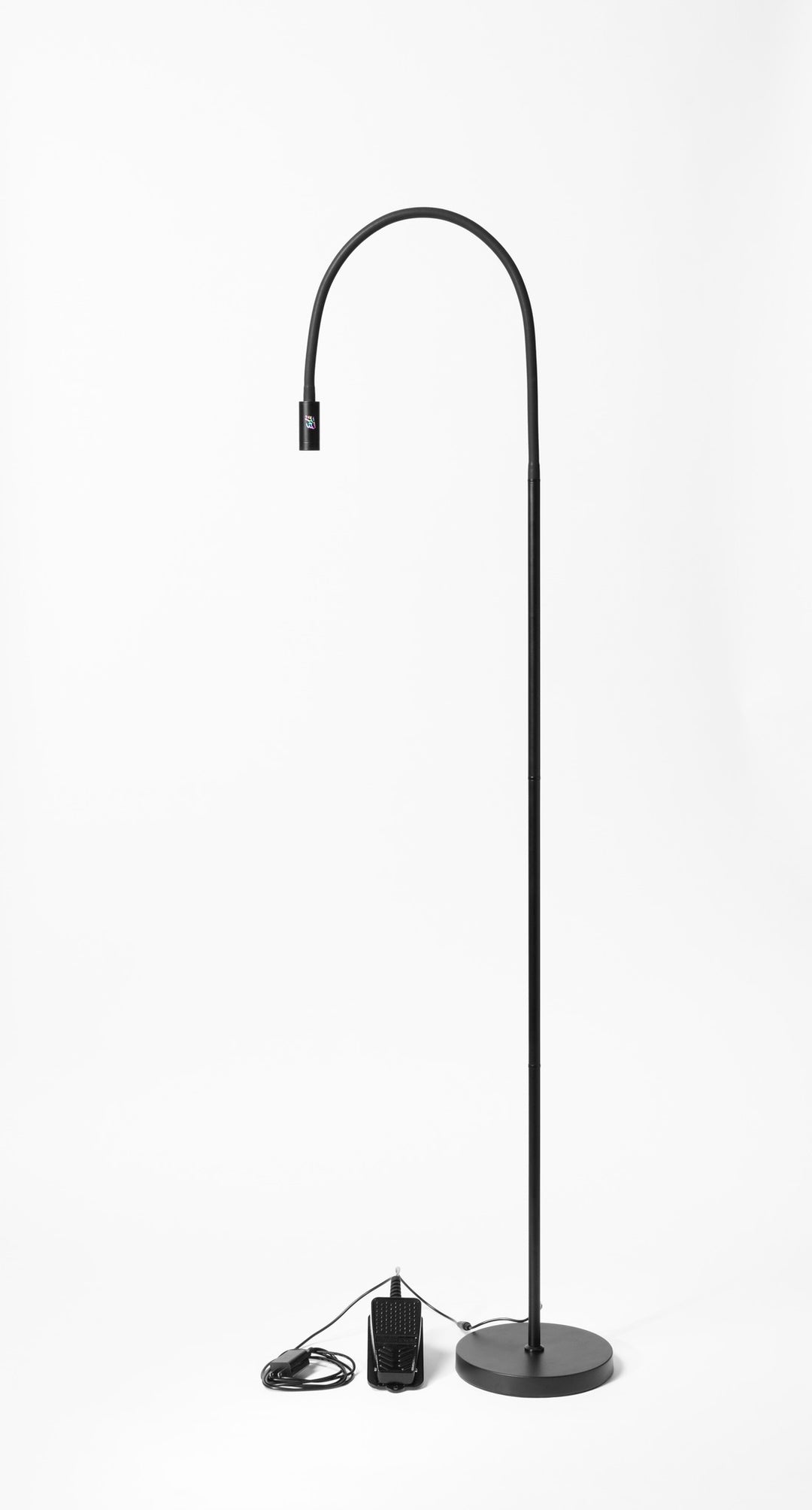 Halo UV light: Halo UV light, full height, with the wired foot pedal at the base